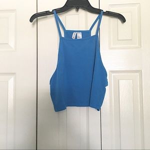 H&M crop workout athletic top